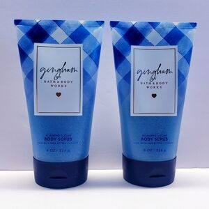 Bath & Body Works GINGHAM Foaming Sugar Body Scrub, 8 oz/226 g (2 pack)